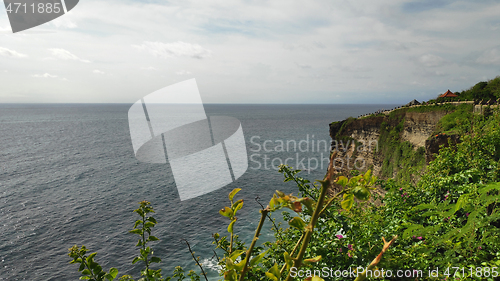 Image of Cliff at Uluwatu Temple or Pura Luhur Uluwatu