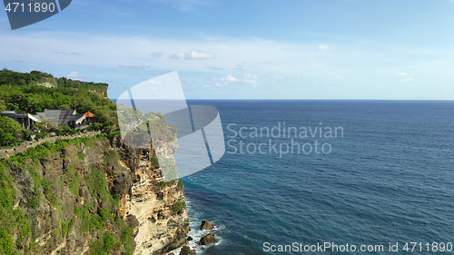 Image of Cliff at Uluwatu Temple or Pura Luhur Uluwatu