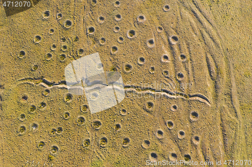 Image of Holes on earth surface