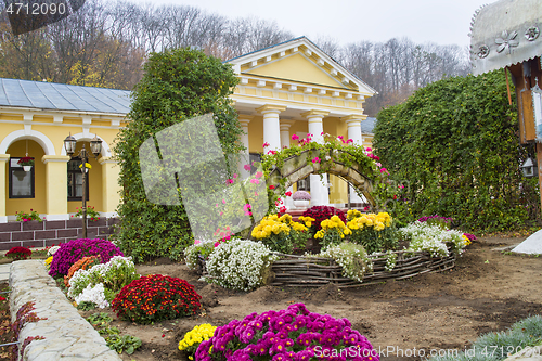 Image of Colorful garden at Hincu monastery