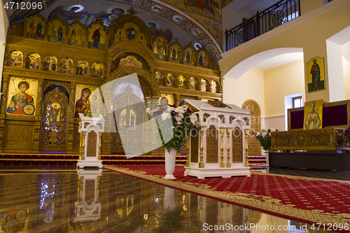 Image of Mirroring orthodox church altar