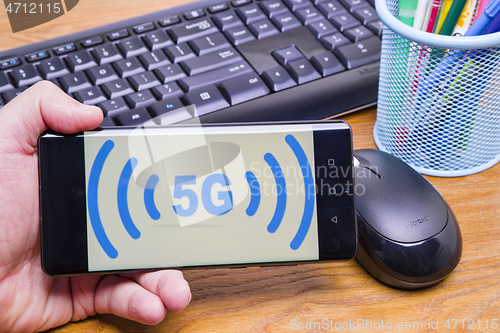 Image of New 5G radio connection