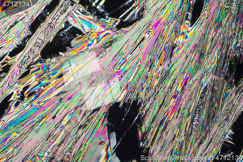 Image of soda lye microcrystals