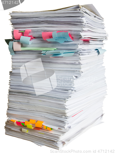 Image of Stack of waste paper