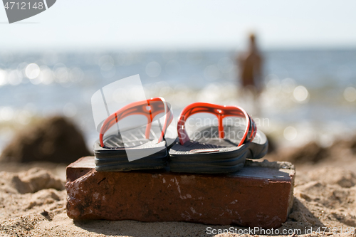 Image of Beach slippers