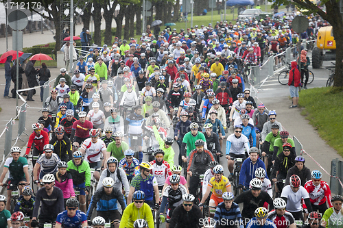 Image of Mass sart of Riga Cycling Marathon Folk Distance