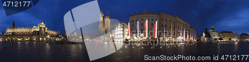 Image of Krakow old town main market square