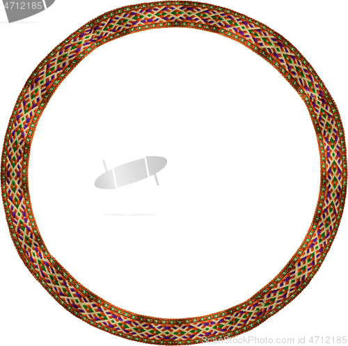 Image of Folk circle frame