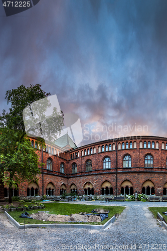 Image of Riga Dome cathedral inner courtyard