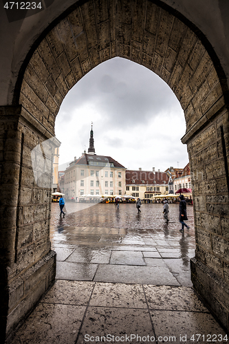 Image of Main square of Tallinn historical centre