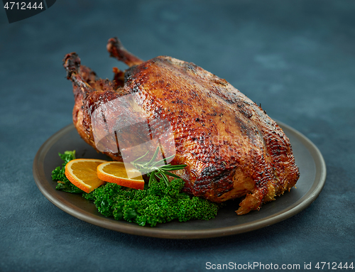 Image of freshly roasted duck roast