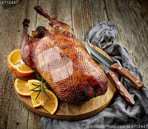 Image of freshly roasted duck roast