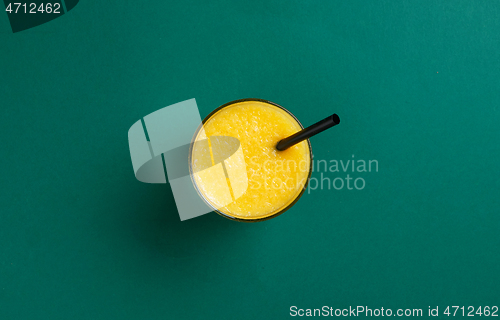 Image of glass of fresh orange juice