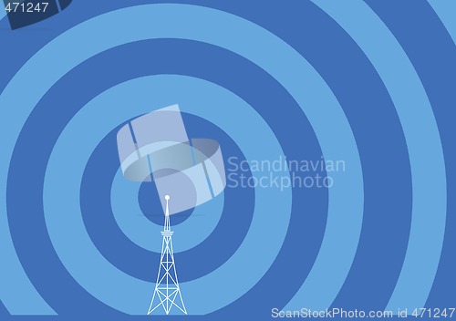 Image of broadcast tower illustration