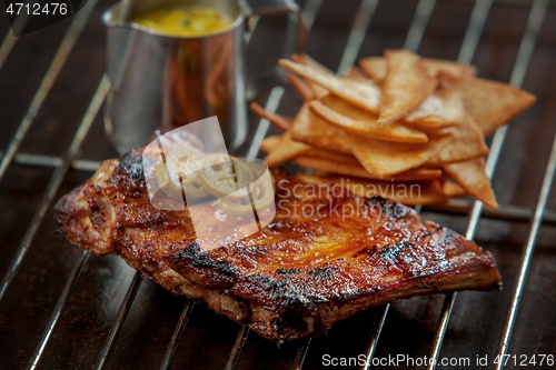 Image of freshly grilled ribs