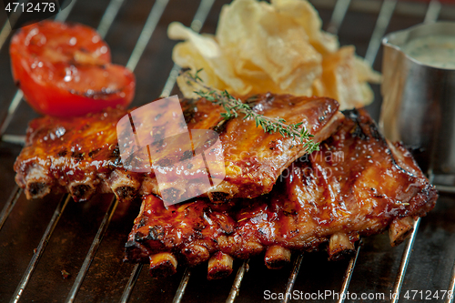 Image of freshly grilled ribs