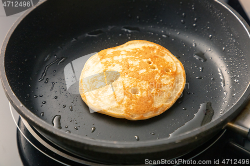 Image of freshly baked pancake