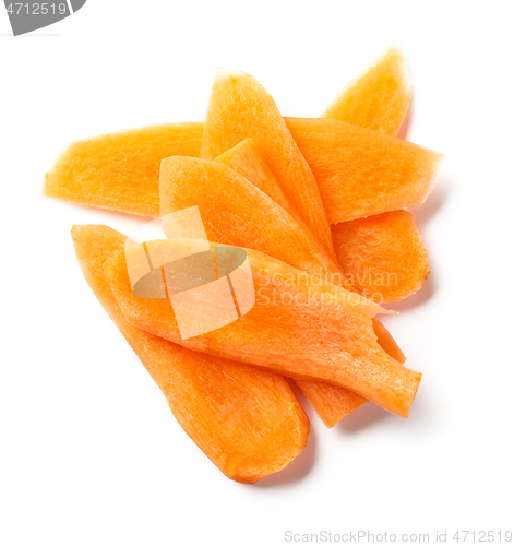 Image of fresh raw carrot slices