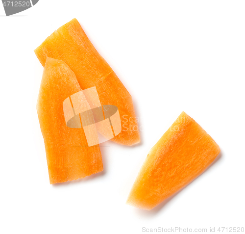 Image of fresh raw carrot slices