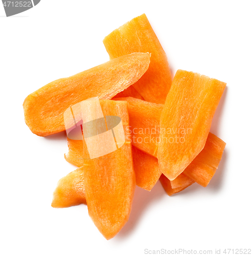 Image of fresh raw carrot slices