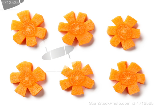 Image of fresh raw carrot flowers
