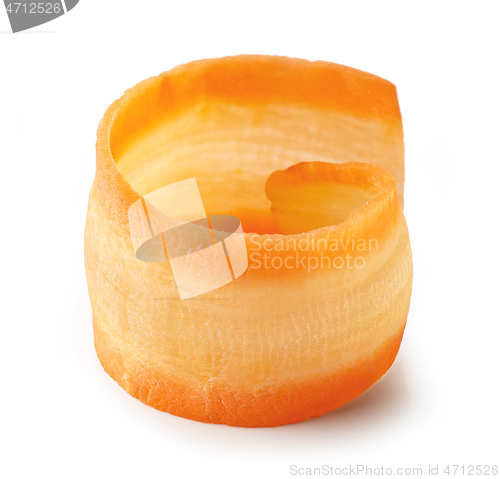 Image of fresh raw carrot roll