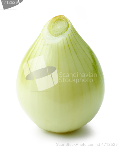 Image of fresh raw peeled onion