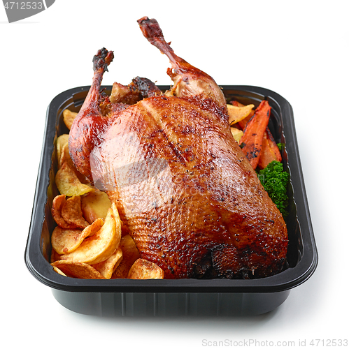 Image of freshly roasted duck roast