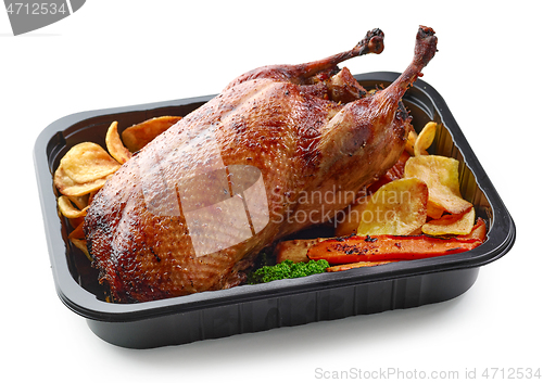 Image of freshly roasted duck roast