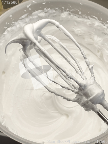 Image of Whipped cream and mixer