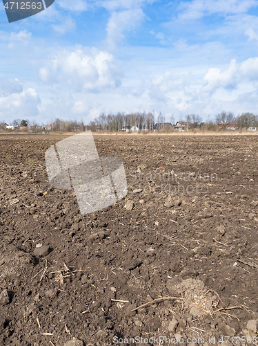 Image of Plowed field at spring