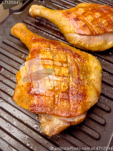 Image of Grilled duck thighs