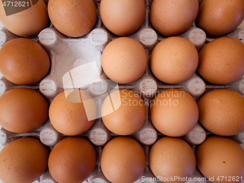 Image of Eggs in a box