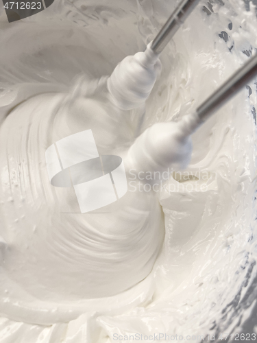 Image of Whipped cream and mixer