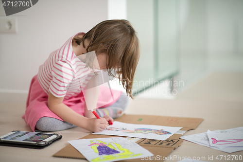 Image of child playign at home