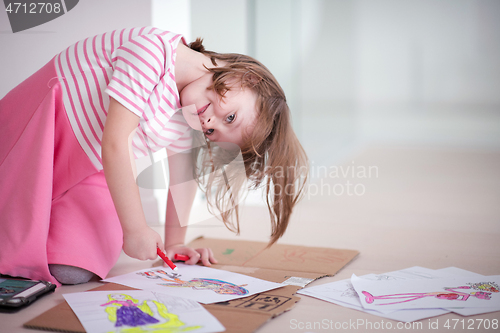 Image of child playign at home