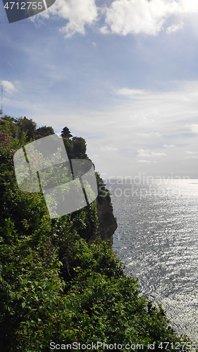 Image of Cliff at Uluwatu Temple or Pura Luhur Uluwatu