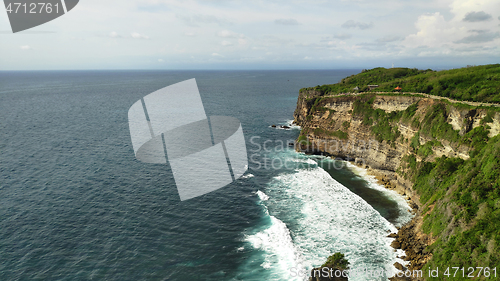 Image of Cliff at Uluwatu Temple or Pura Luhur Uluwatu