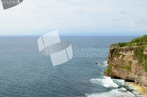 Image of Pura Luhur Uluwatu temple in Bali, Indonesia