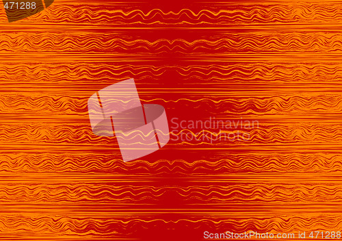 Image of colorful horizontal waves and lines 