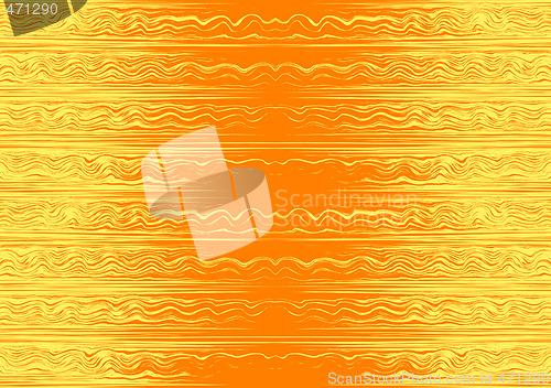 Image of colorful horizontal waves and lines 