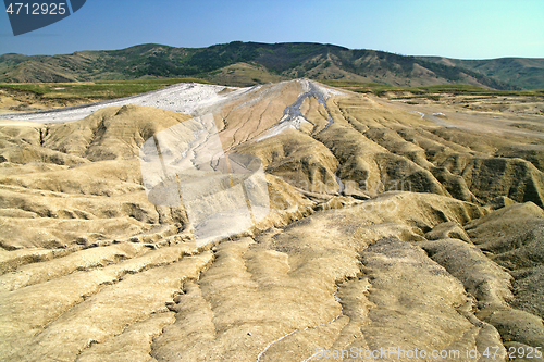 Image of Romanian mud volcanoes, earth dry crust