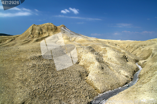 Image of Mud volcano and dry crust