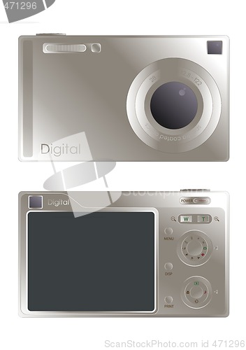 Image of digital camera illustration