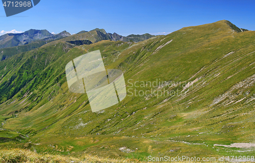 Image of Summer Carpathians landscape alpine area