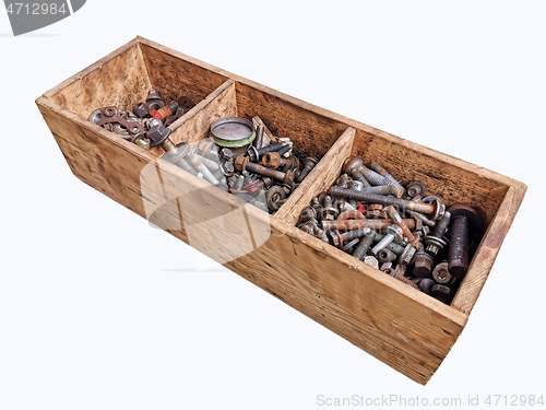 Image of Wooden box organizer