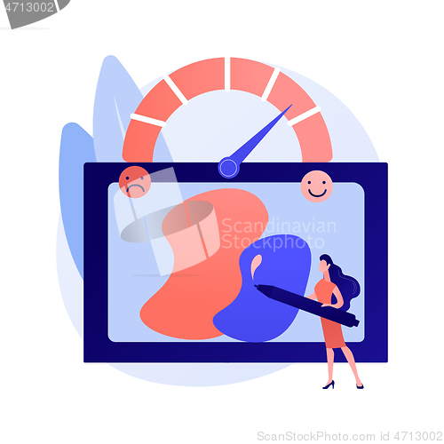 Image of Emotional design abstract concept vector illustration.