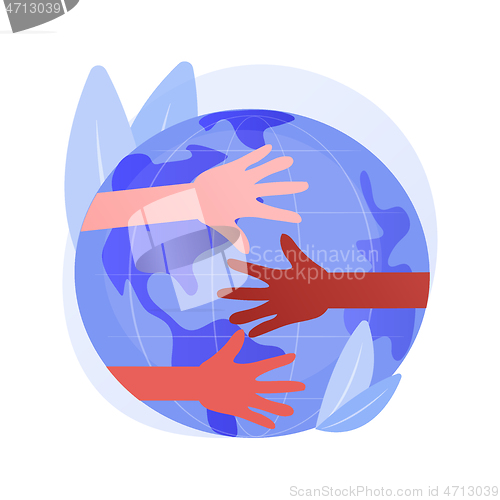 Image of Race abstract concept vector illustration.