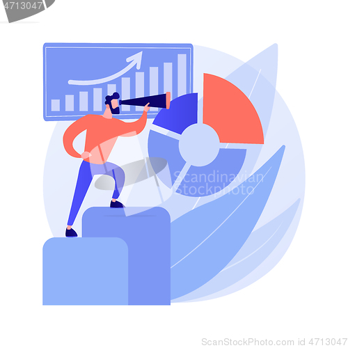 Image of Business Intelligence abstract concept vector illustration.