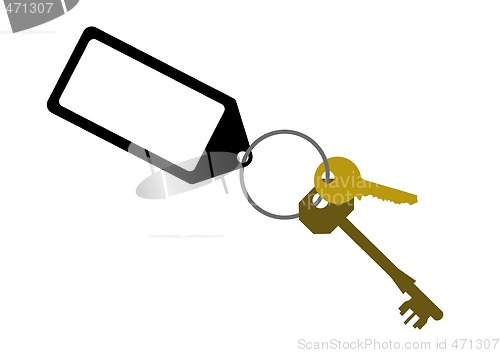 Image of door key illustration